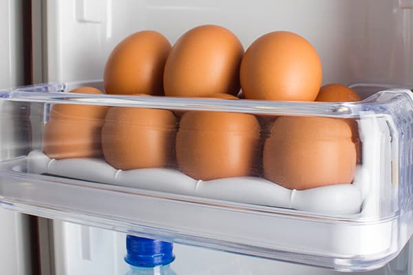 Eier im Kühlschrank