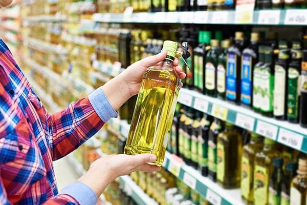 Choix de l'huile végétale au magasin