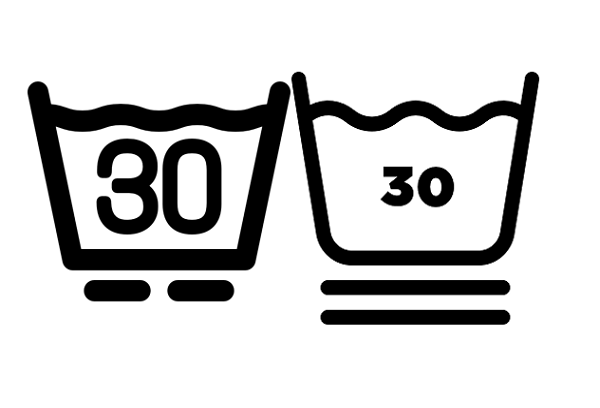 Symbol Schonwäsche 30 Grad