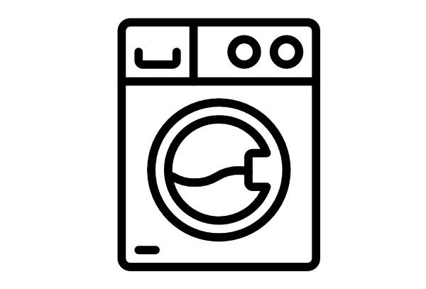 Trocknersymbol auf dem Kleidungsetikett
