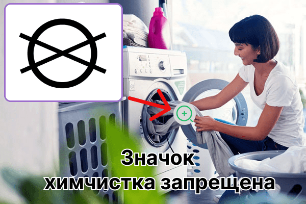 Symbol Chemische Reinigung verboten