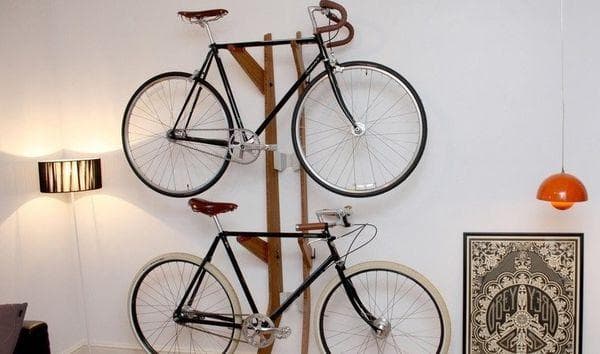 Fahrrad im Flur