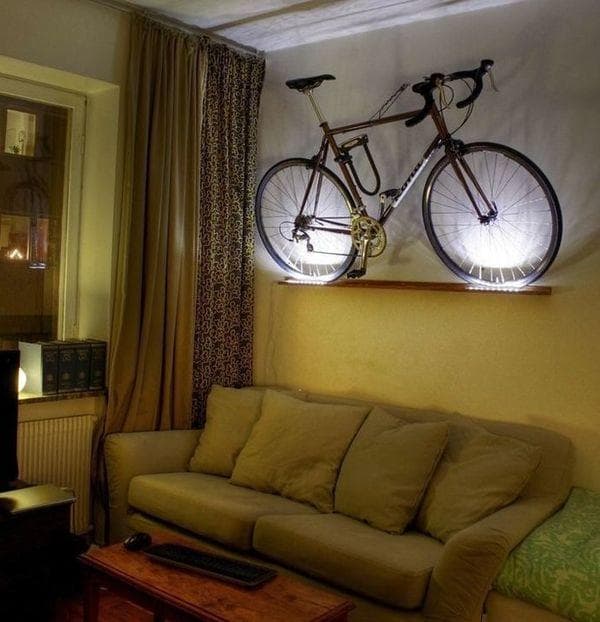 Fahrrad als Dekoration