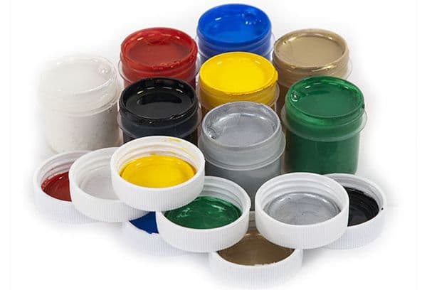 Bunte Farben