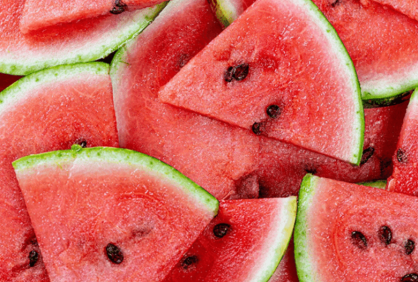 Wassermelonenstücke