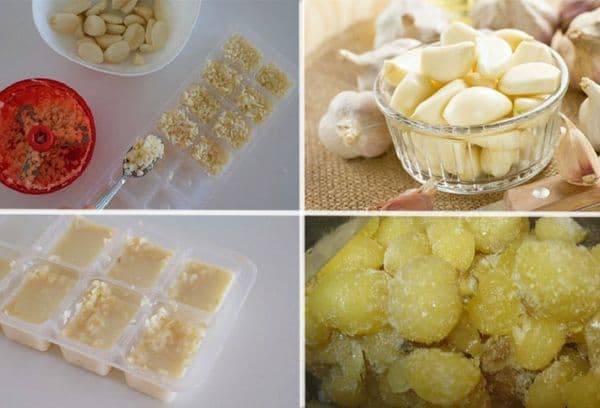 Methoden zum Einfrieren von Knoblauch