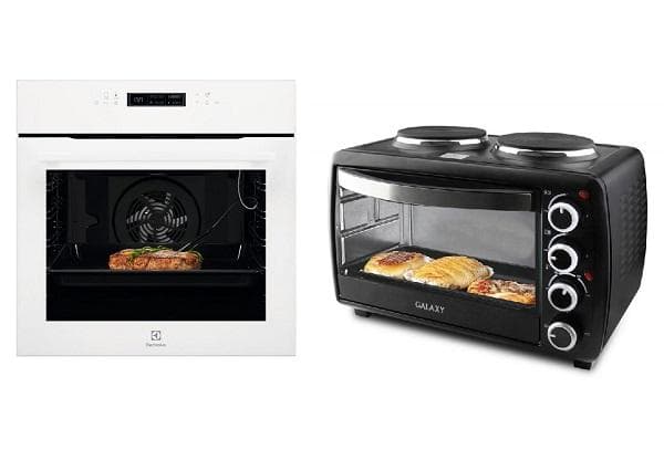 Minibackofen und Backofen