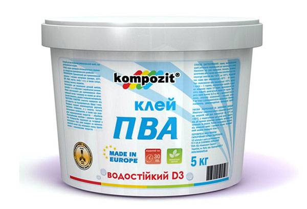 Wasserfester PVA-Kleber