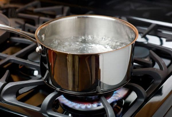 Abkochen von Wasser
