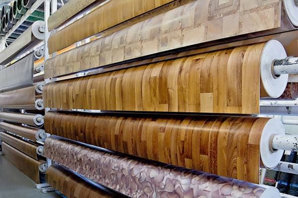 Linoleum im Geschäft