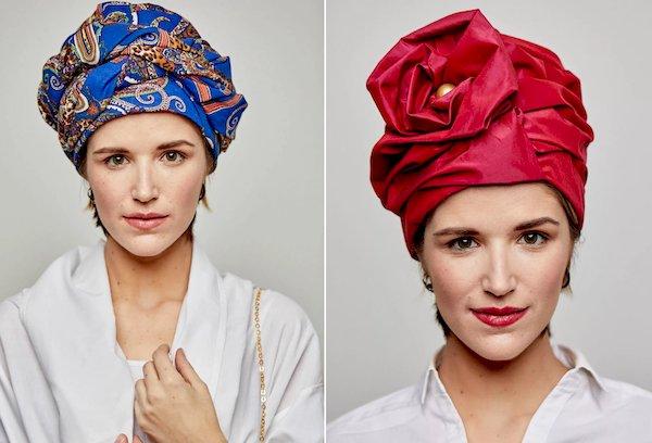 Voluminöser Turban
