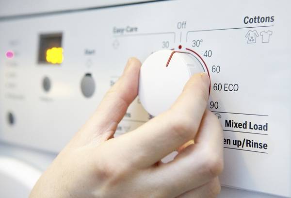 Waschprogramm der Waschmaschine