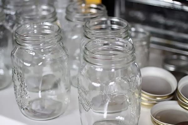 Einmachgläser aus Glas