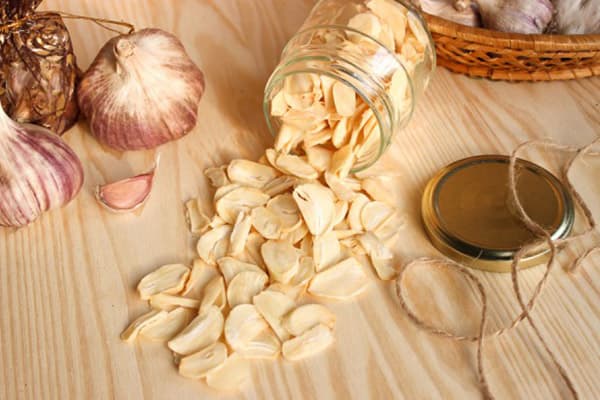 Getrockneter Knoblauch