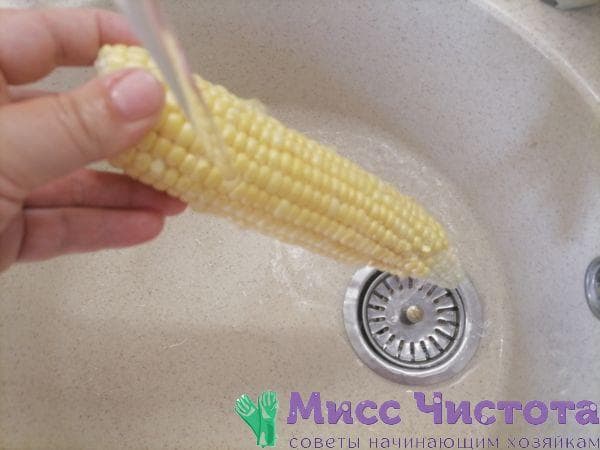 Mais kochen Foto 5