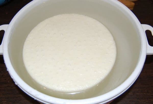 Käse in Salzlake