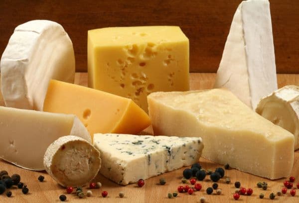 Verschiedene Käse