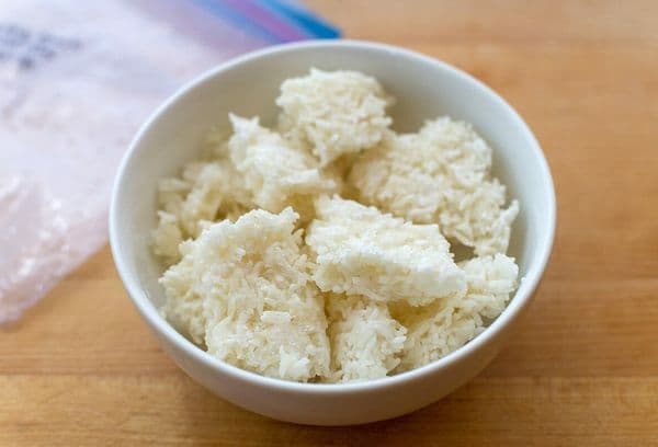 Tiefgekühlter Reis