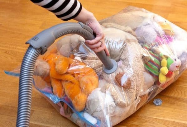 Kuscheltiere im Beutel