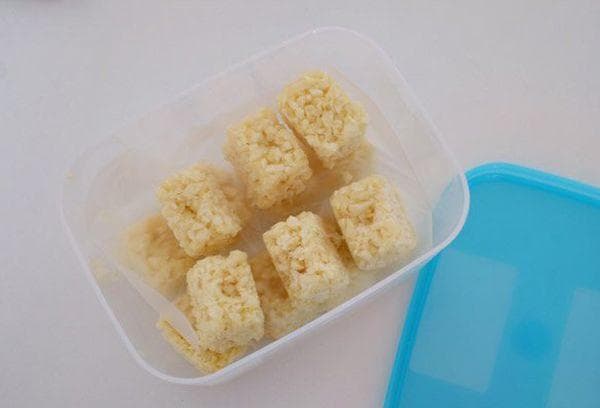 Zerkleinerter gefrorener Knoblauch