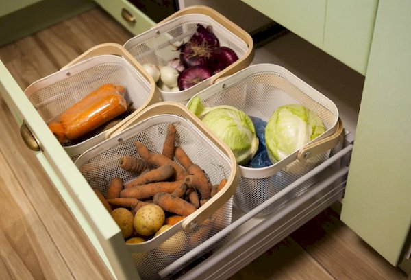 Lagerung von Gemüse ohne Kühlschrank