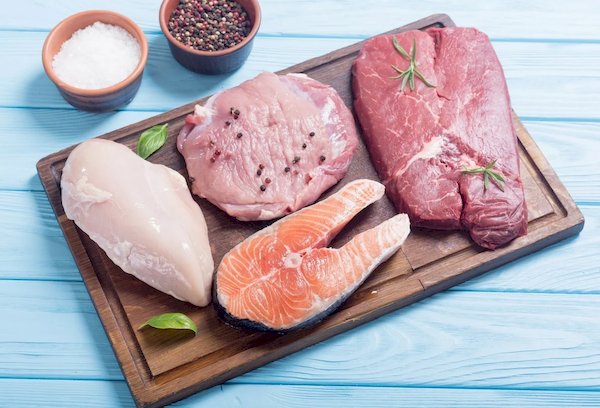 Fleisch, Geflügel und Fisch