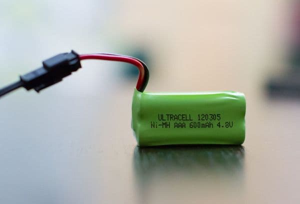 Batterie beim Laden