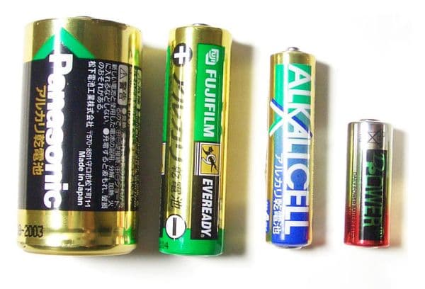 Normale Batterien