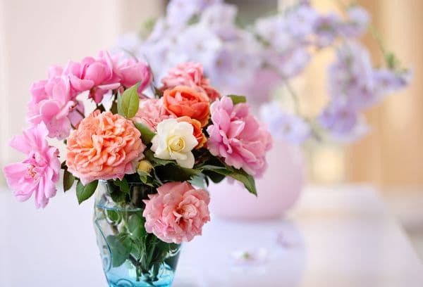 Vase mit Blumen