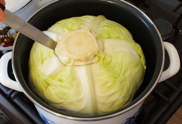 Kochen des Kohls