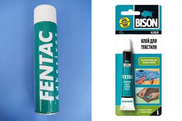 Stoffkleber Fensol und Bison