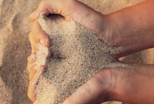 Sand in den Händen