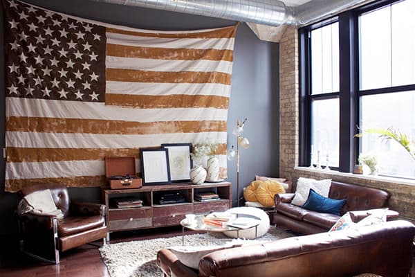 Wohnung eines Amerikaners