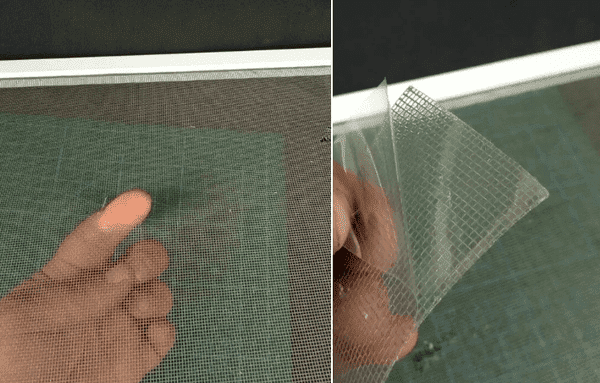 Klebeband für die Reparatur des Insektenschutzgitters