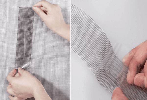 Klebeband zur Reparatur von Fliegengittern