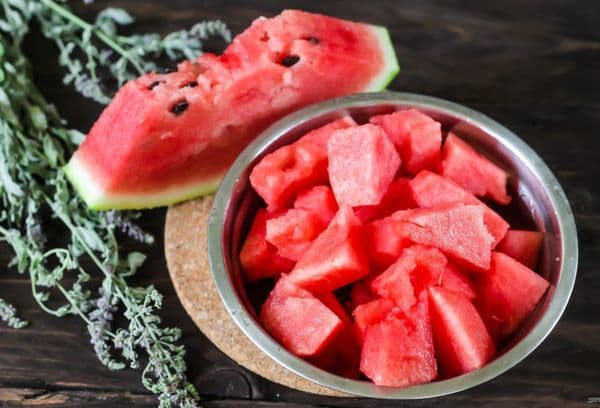 Auftauen der Wassermelone