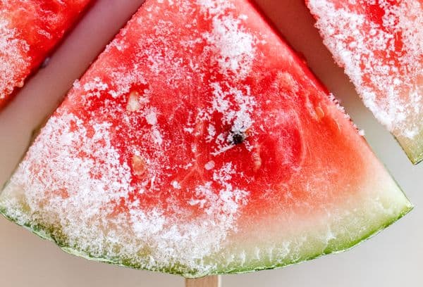 Eingefrorene Wassermelone
