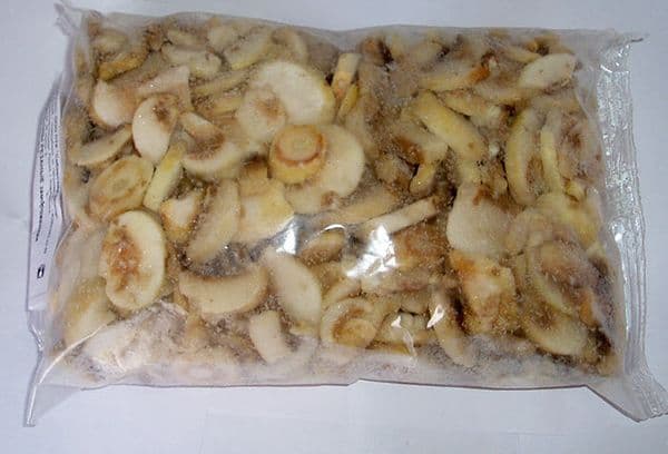 Tiefgefrorene Pilze