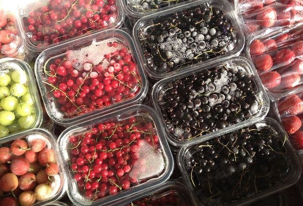 Gefrorene Beeren