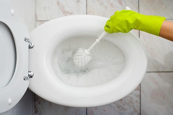Toilettenreinigung
