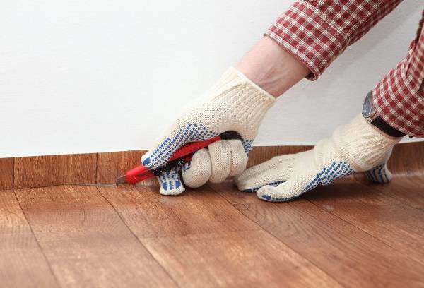 Linoleum verlegen