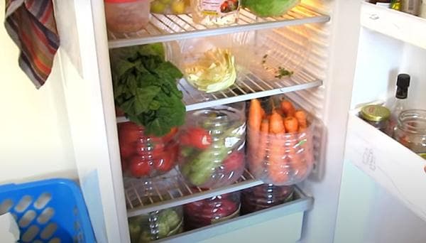 Gemüse im Kühlschrank