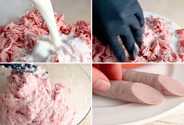Hausgemachte Würstchen
