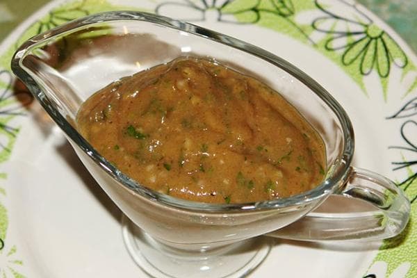 Feijoa-Sauce zu Fleisch