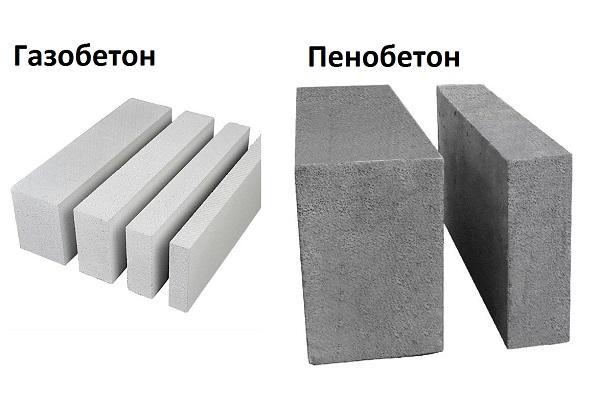Gasbeton und Porenbeton