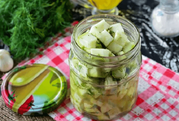 Zucchini für den Winter