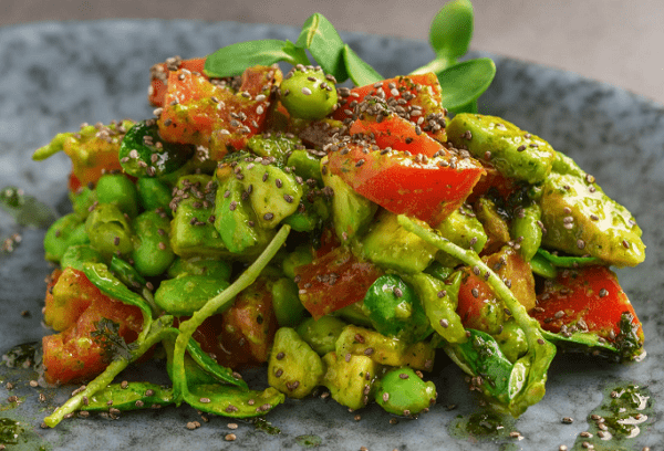 Einfacher Gemüsesalat