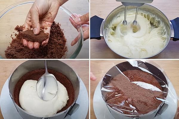 Zubereitung des Smetannik ohne Backen
