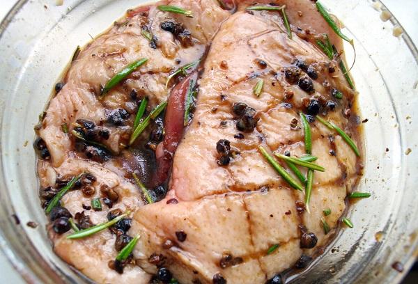 Entenbrust in Marinade