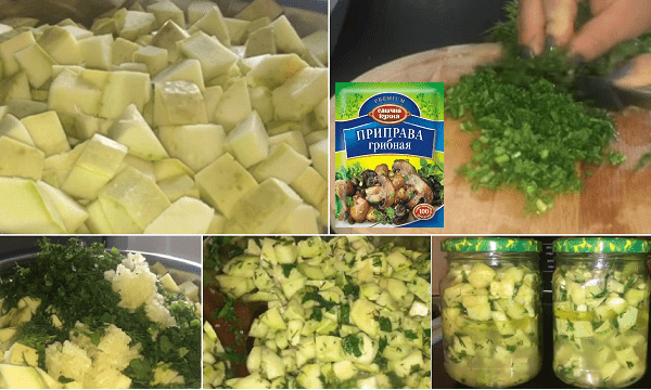 Zucchini mit Pilzwürze